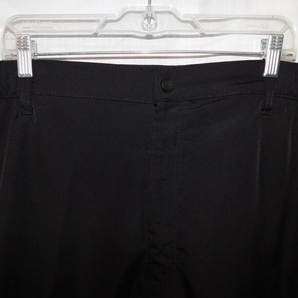 Wrangler Mens 38 Black Lightweight Zipper Pocket Shorts Outdoors - Picture 4 of 12